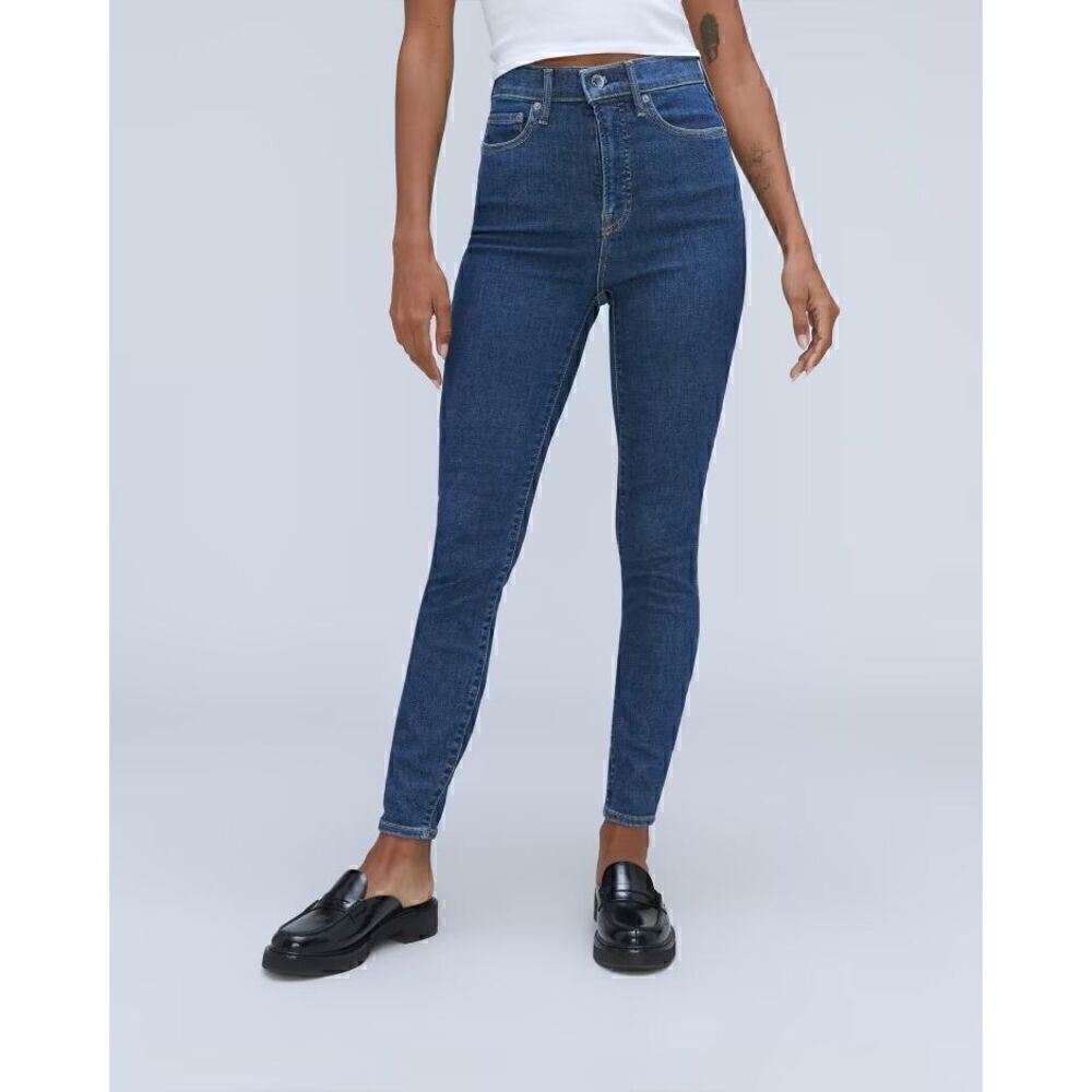 Everlane 25 Organic Cotton The Way High Waist Skinny Jean